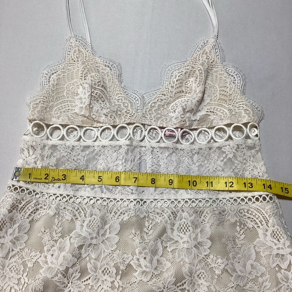 Victoria's Secret Ivory Lace Lingerie Slip Dress - Picture 15 of 15